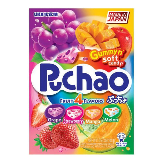 UHA Puchao Bag 4 FRUIT 100g