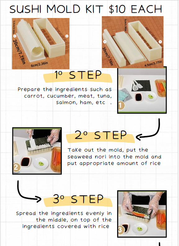 SUSHI MOLD ROUND/ SUSHI MAKER