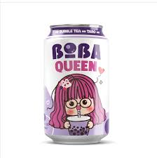 Boba Queen Bubble Tea TARO Flavor 330ml