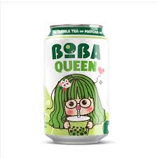 Boba Queen Bubble Tea MATCHA Flavor 330ml