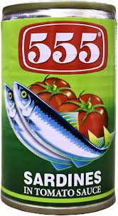 555 Sardine In Tomato Sauce 155g